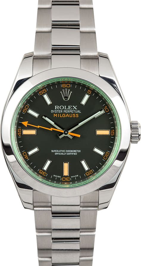 rolex datejust milgauss verde|rolex watches for sale.